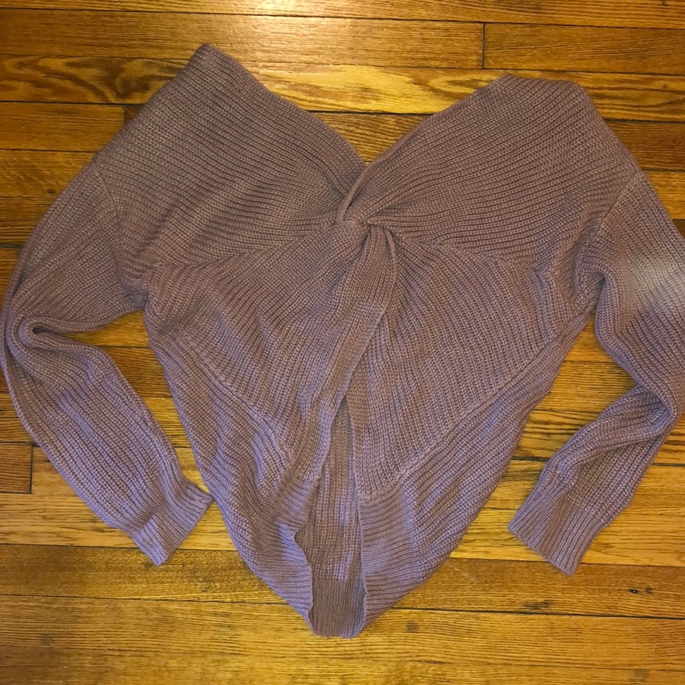 Off the shoulder sweater